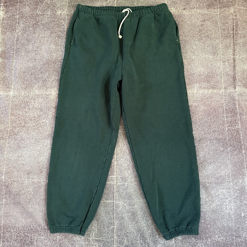 Men's Vintage 90s Pluma Outdoors Dark Forest Green Jogger Sweatpants Pants Sz XL